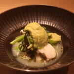 RISTORANTE IL NODO - 逗子小坪漁港の平目 小田原の山菜達 芹香るサルサ・ヴェルデ