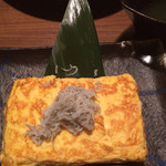 福福屋 - 青のりのあんかけ玉子焼〜釜揚げしらすのせ〜 428円(税抜)