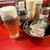 家系ラーメン王道 神道家 - 料理写真:ビールとおまけ