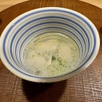 十皿 - 車海老のラビオリ　スープ仕立て