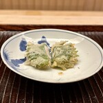 緒方 - コチの大葉巻き