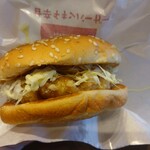 ドムドムハンバーガー 江釣子店 - 甘辛チキンバーガー