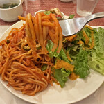 コケット ママン - 太麺がナポリタンらしくて良い感じです