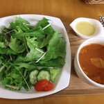ラム&ビーフ料理 ASHITA - サラダ、スープセット