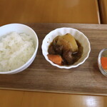 ラム&ビーフ料理 ASHITA - ご飯、小鉢セット