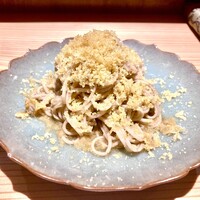 信州　自家製からすみ蕎麦　