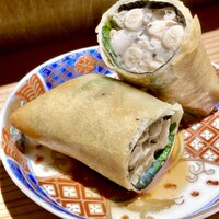 季節の限定　牡蠣春巻き