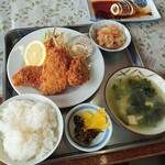 徳市 - アジフライ定食