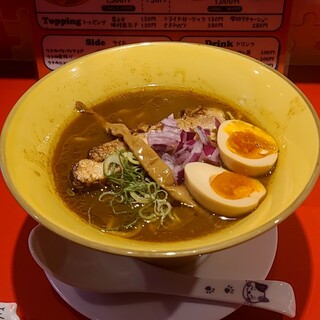 カレーラーメン！！！ ウチのカレーラーメン専門店 #はし時々スプーン - 四ツ橋/ラーメン