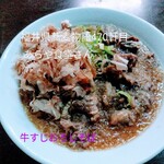 あらや食堂 - 料理写真:牛すじおろし蕎麦