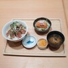 Washoku Higaya - 初鰹の山葵塩糀漬け丼と桜えびグラコロ定食(カニクリームコロッケ)