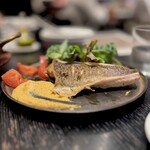 THE CITY BAKERY BRASSERIE RUBIN - 鮮魚の炭火焼き　トラパネーゼソース