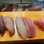 金八寿司 - 晩酌セットの握り