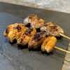 炭火焼き鳥わ家 - もも肉、ハツ