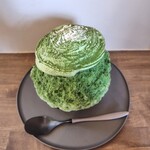 patisserie andbell - 抹茶和三盆かき氷