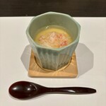 新宿 鮨 よこ田 - 蟹の茶碗蒸し