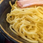 熊田家 - つけ麺　麺アップ