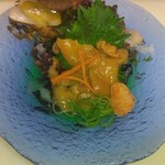 Sea squirt sashimi