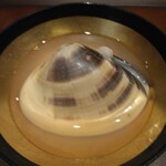 かわむら出汁茶 - 大きな蛤のお椀