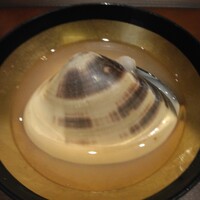 かわむら出汁茶 - 大きな蛤のお椀