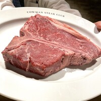 COWMAN STEAK CLUB - ④PORTER HOUSE Tボーンステーキ 
                    　サーロイン &ヒレ 