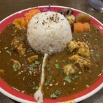 Spice Curry Roche - ２種盛り　チキン&魚介