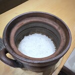 和匠 博多松月 - ◆土鍋ご飯が登場！新潟県産特Ａコシヒカリ・・ツヤツヤで美味しそう。