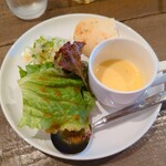 Kunioka Shouten - ランチセットのサラダ
