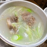 スタミナ焼肉 肉ですみだ - テールスープ