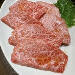 スタミナ焼肉 肉ですみだ - 特上肉盛(本日のおすすめ・特上カルビ・特上ロース)各2枚