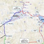 東電小屋 - 夜確認したら21キロも歩いてました。去年はヒイヒイ言っていたのに、1年間のトレーニングの成果。どこも痛くもなく絶好調です