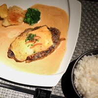 旬菜ステーキ処 らいむらいと - らいむらいと風チーズハンバーグステーキ 300g