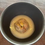 Middle - セコ蟹と百合根の団子に蛤出汁スープは旨みの極致です☆