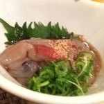よし春 - 生ホタルイカのしょうが醤油漬け