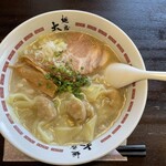 麺房大喜 - 山•塩ワンタンメン 920円
