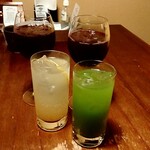 祇園ビストロ 丸橋 - 思わず注文♪一保堂さんのアイスグリーンティー♡