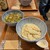 キッチン きらく - 料理写真:塩つけ麺¥1270、瓶ビール（中）¥750