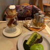 SUZU CAFE - 濃い抹茶のバスクチーズケーキ、プリンパフェ、カモミールティー