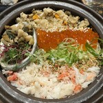 渋谷 三心 - 贅沢海鮮土鍋ご飯