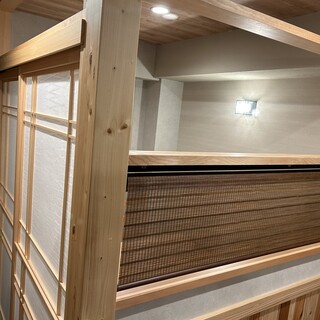 入り口すぐの、障子で仕切られた個室となります。