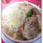 ラーメン二郎 大宮店 - ラーメン+味付けウズラ
                                650+100円
                                ニンニクアブラコール
                                2014.3