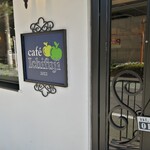 cafe イチフジ - 入り口横の看板♪