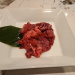 焼肉なべしま - タンすじ塩（５５０円）