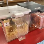 ラーメン もっけだの - 卓上アイテム