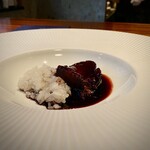 蒼 - 年に数えるほどしか作られないという峯村さんのハヤシライス　これはもうハヤシライスとは言いません！但馬玄のお肉と脂にキレッキレのワインソース、合わさるお米の旨味　本当に生きてて良かった