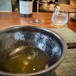 蒼 - ふわっと鼻腔に抜ける鯛の香り、塩を使わず鯛のみに宿る海の味わいだけを抽出　緊張の糸が解けていくのを感じます　鼻腔から軟口蓋にまで風味が残り美味しい私