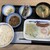 松屋 - 料理写真:ソーセージエッグ定食牛皿/並盛450円