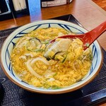 丸亀製麺 宮崎住吉店 - 牡蠣たまあんかけ