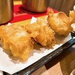 やたがらす UDON - とり唐天うどんセット のとり天