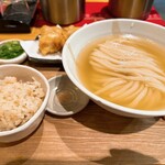やたがらす UDON - とり唐天うどんセット （冷）